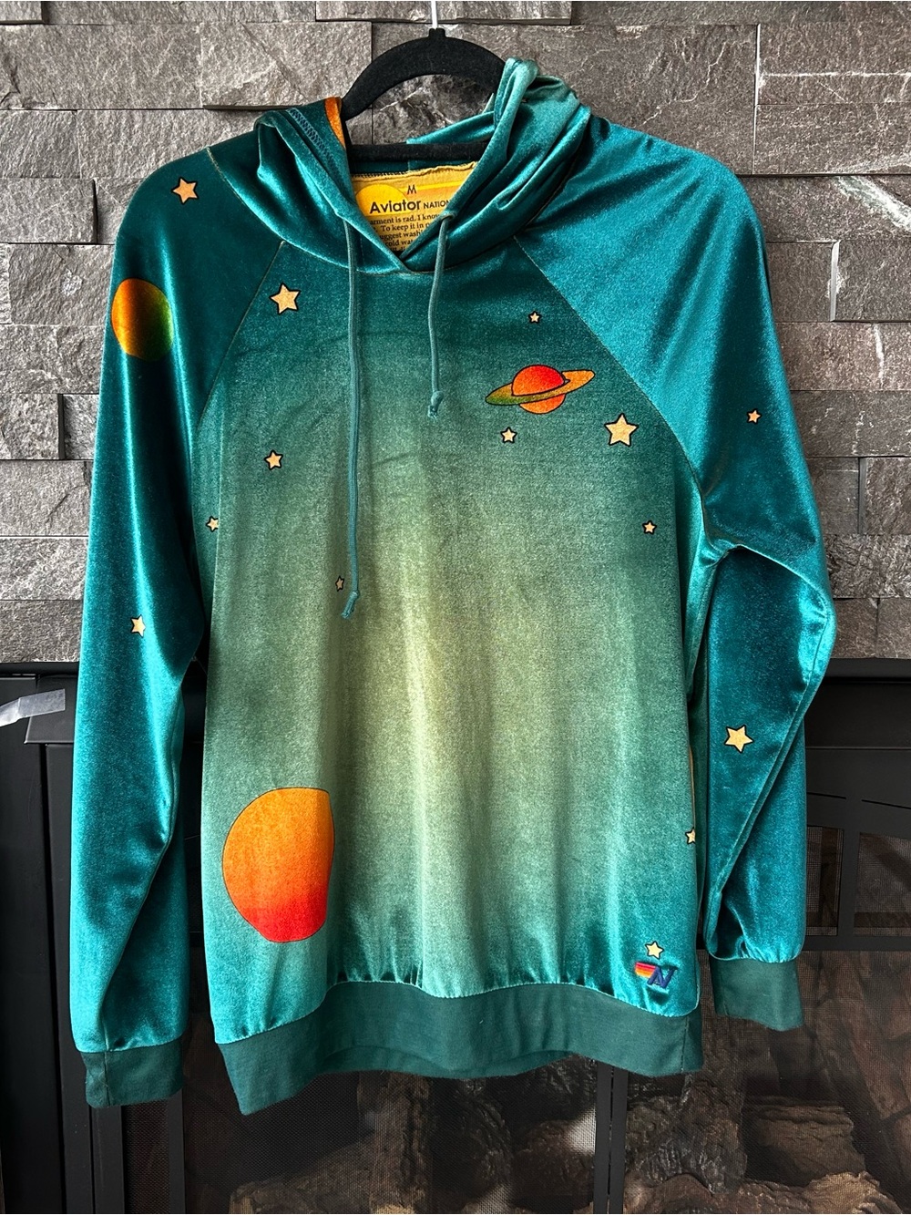 Aviator Nation - Galaxy Velvet Pullover Hoodie